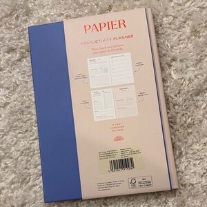 Papier Productivity Planner Hardcover - NWT